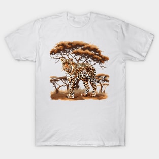 Leopard Design T-Shirt